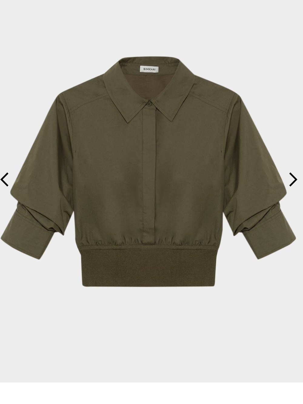 Simkhai Stiles Knit Cotton Shirt
